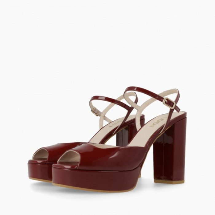 SANDALIAS BURDEOS POASON