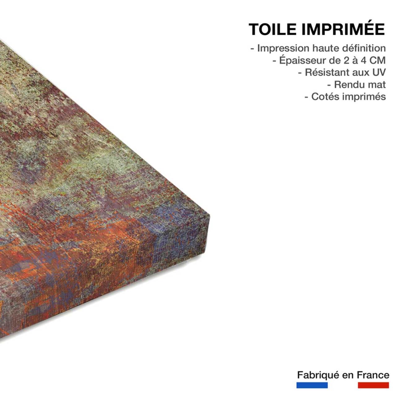 Tableau abstrait moderne fall Toile imprimée