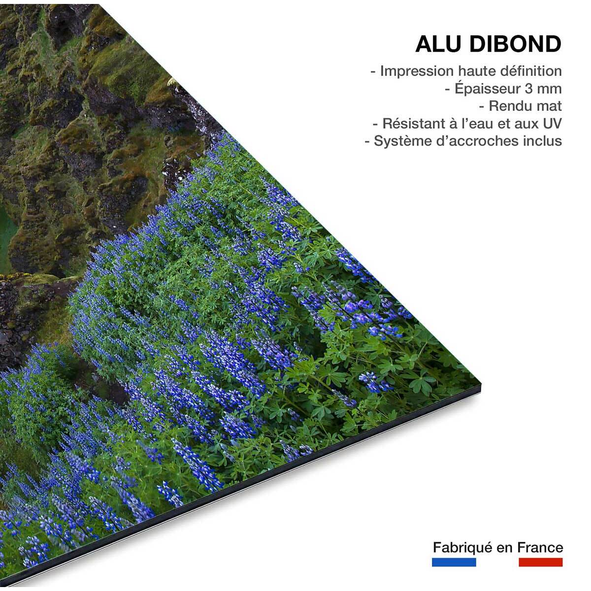 Tableau voyage en islande Tableau alu Dibond