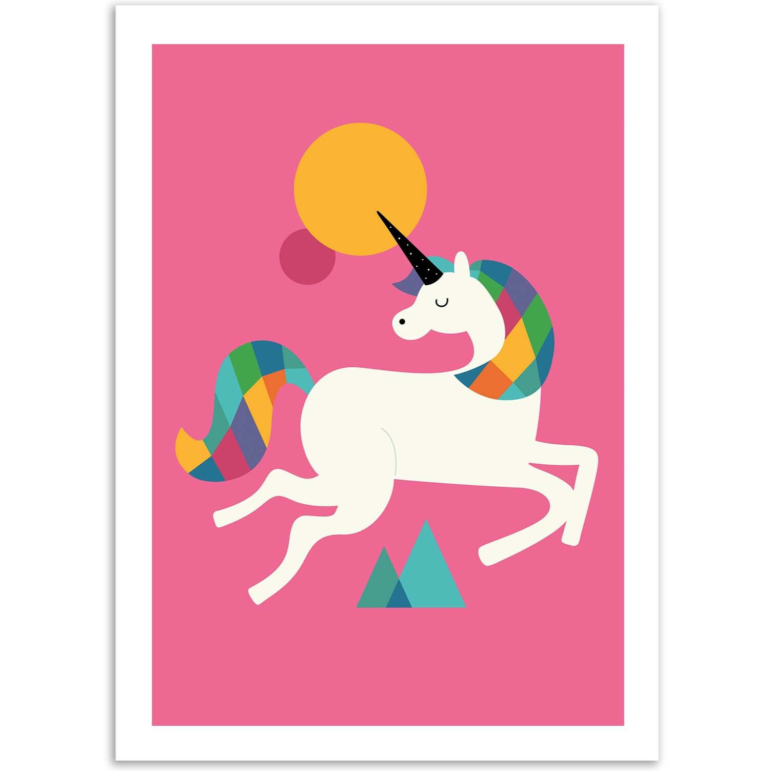 Affiche - To be a Unicorn - Andy Westface