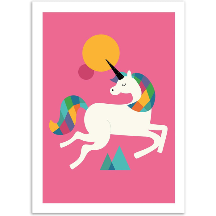 Affiche - To be a Unicorn - Andy Westface