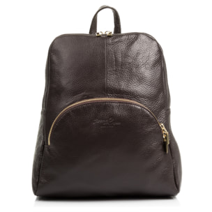 Monastier Bolso mochila Mujer.Piel auténtica Dollaro