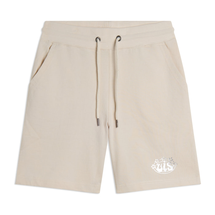 Pantaloni Corti da Donna Regular con Logo Argento VIS