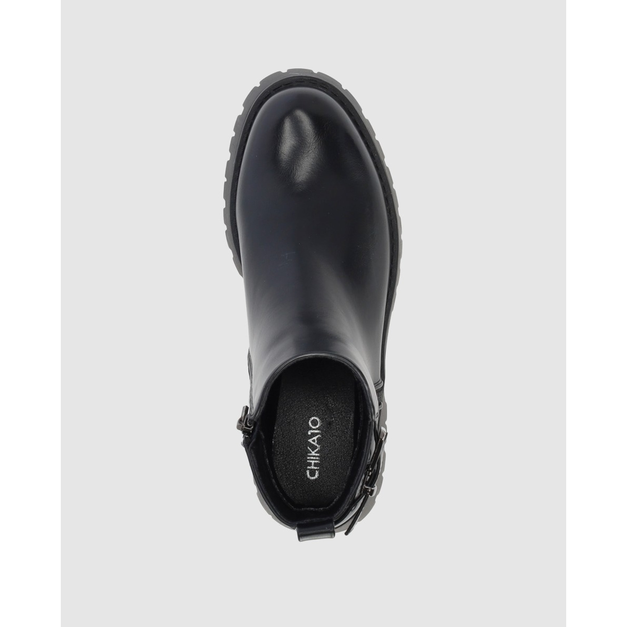 Botines - Negro - Tacón: Bajo