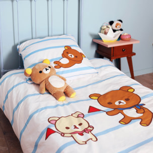 Parure enfant 100% coton, RILAKKUMA MARINE