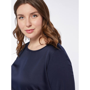 Fiorella Rubino - Blusa in raso - Blu