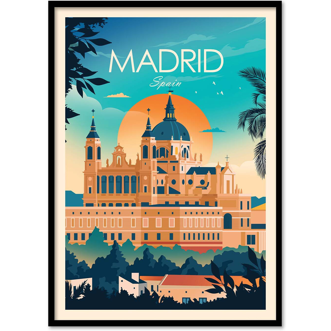 Affiche - Madrid Spain - Studio Inception
