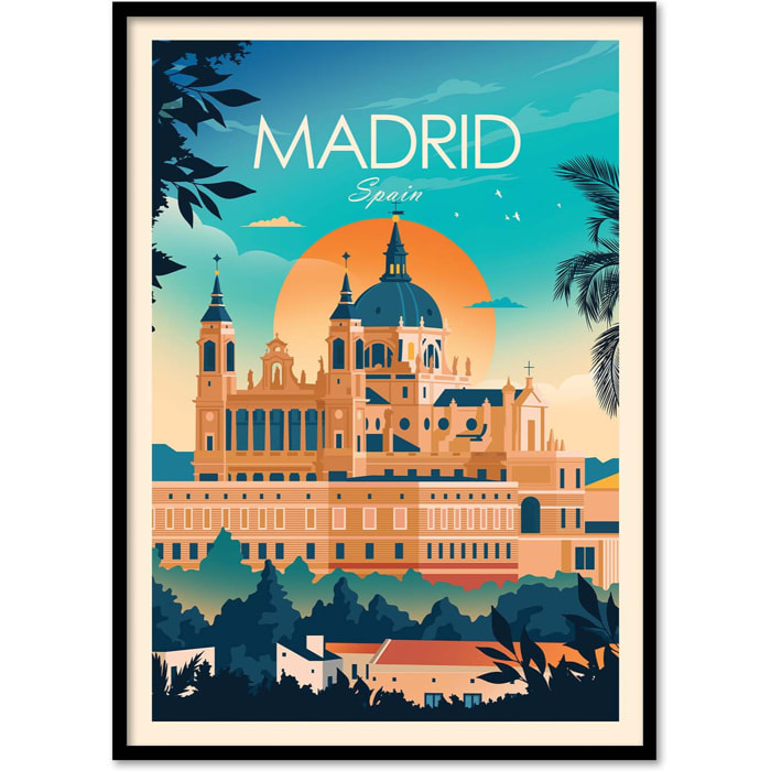 Affiche - Madrid Spain - Studio Inception