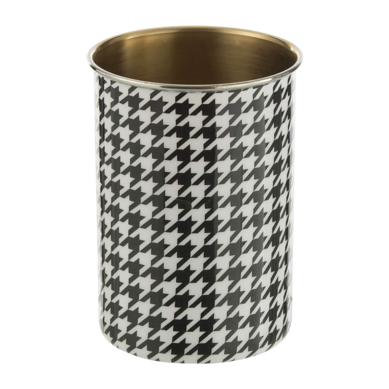 J-Line seau rafraîchissant Vin Pied-De-Poule - acier - or