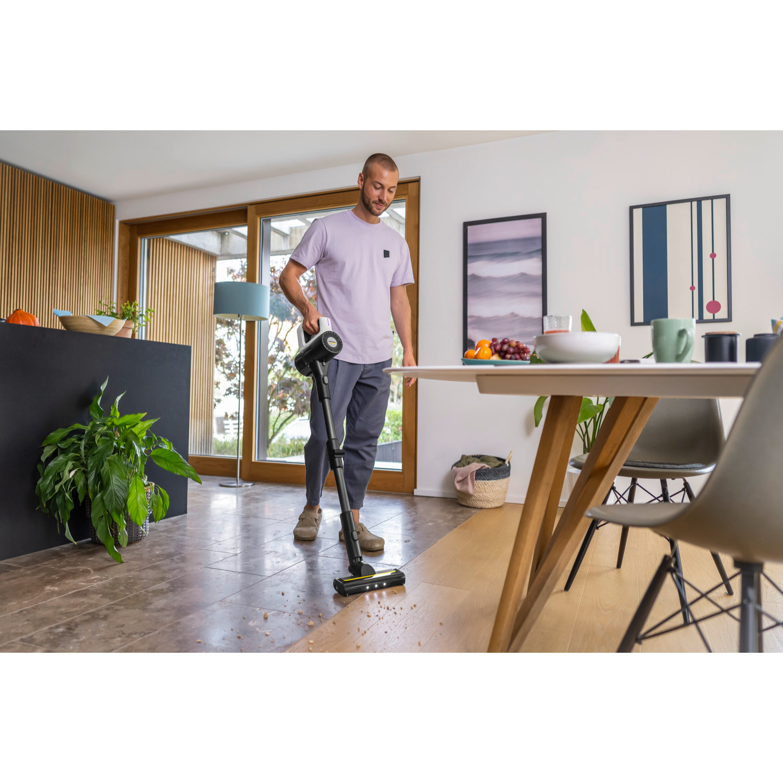 Aspirateur balai sans fil KARCHER VCS 3 Nano Flex - chargeur USB-C - 50 minutes - HEPA
