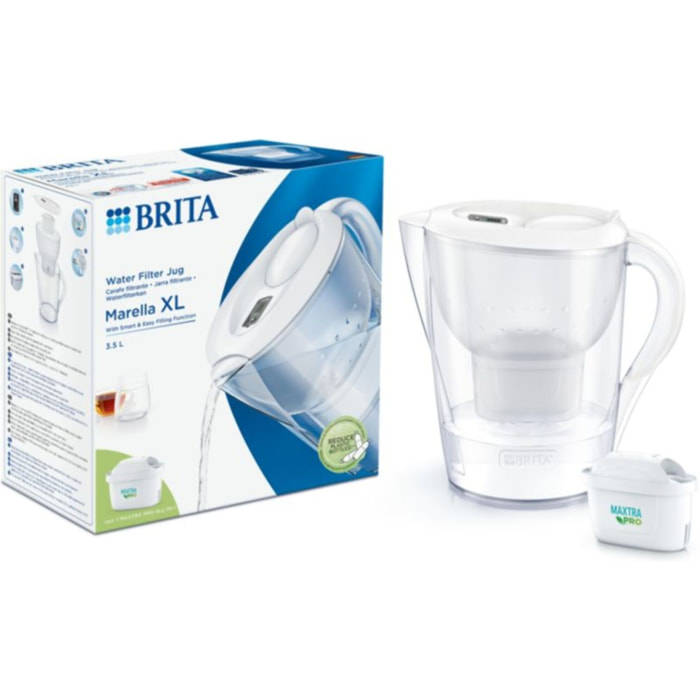 Carafe filtrante BRITA marella XL blanc