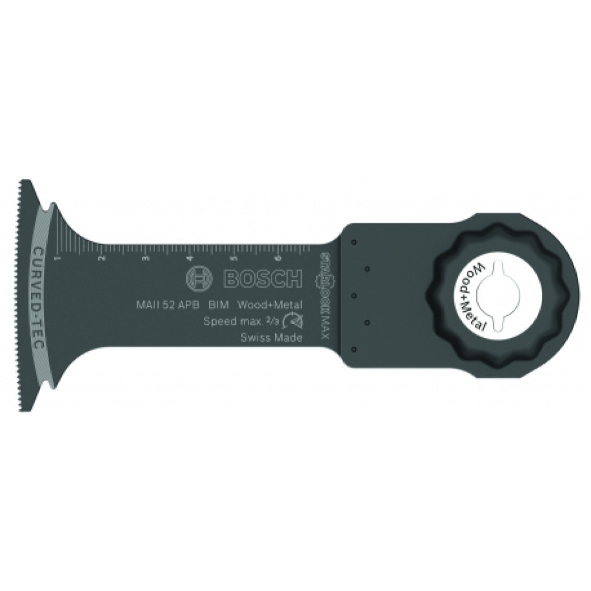 Lame BOSCH StarlockMax BIM bois/métal 52x70 mm MAII52APB - boite de 10 - 2608664498