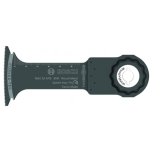 Lame BOSCH StarlockMax BIM bois/métal 52x70 mm MAII52APB - boite de 10 - 2608664498