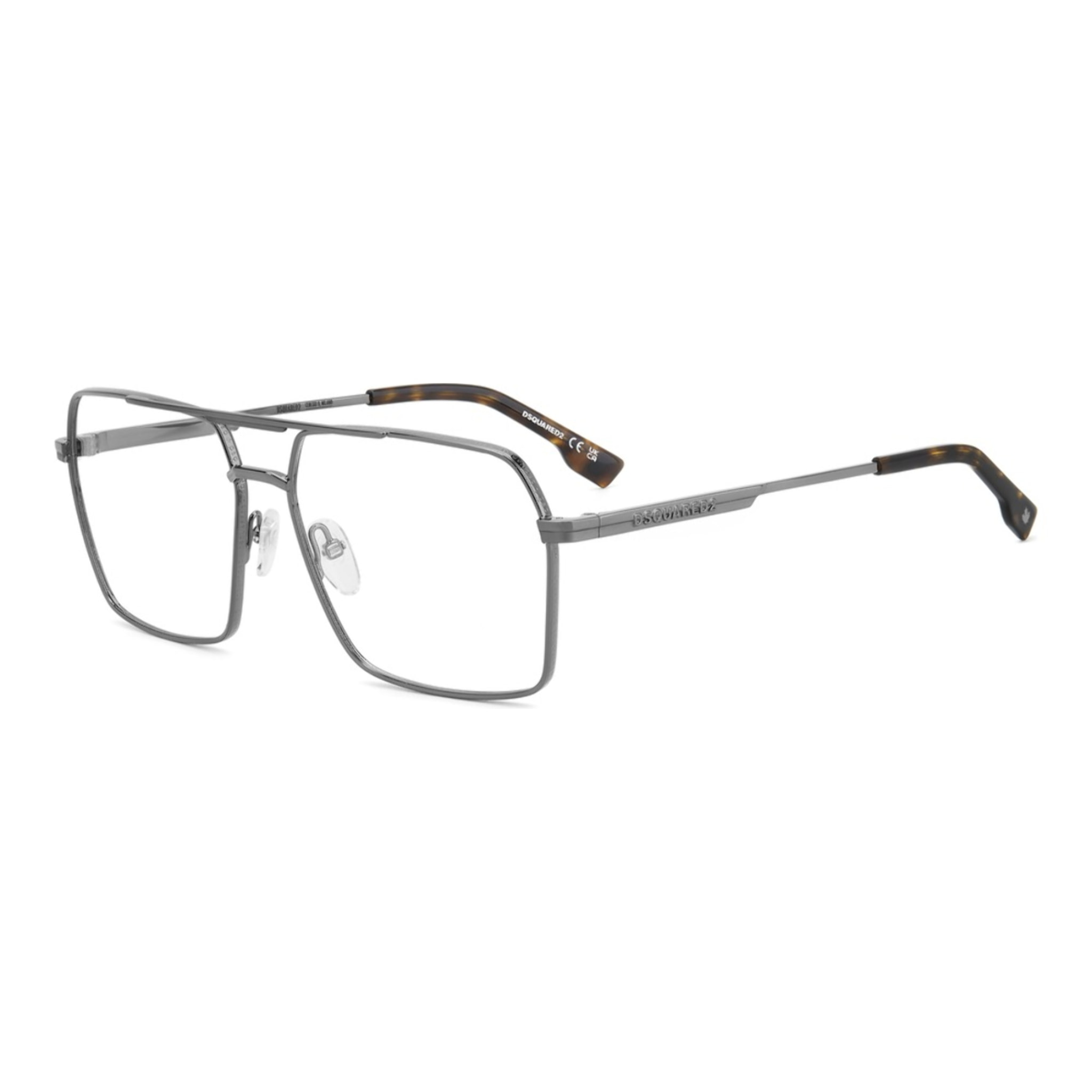 Gafas de Vista Dsquared2 D2 0157 KJ1 de Metal Hombre 60 mm