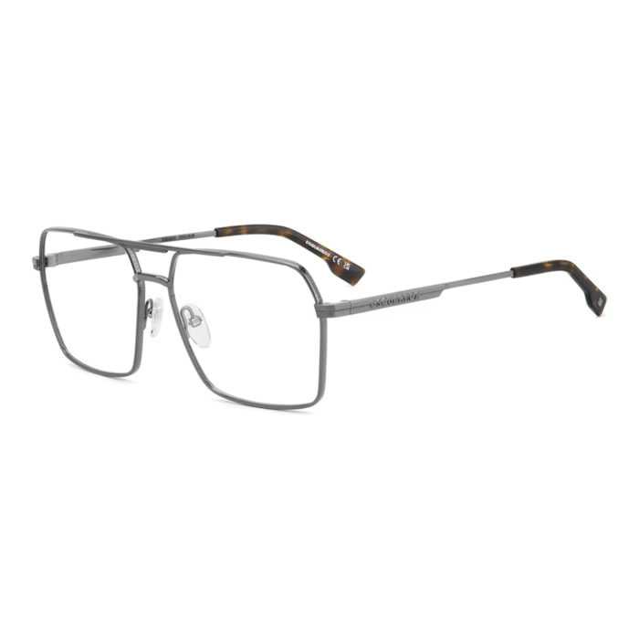 Gafas de Vista Dsquared2 D2 0157 KJ1 de Metal Hombre 60 mm