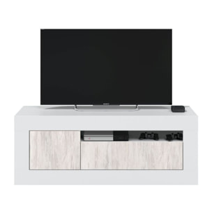 Mueble TV Baltik Blanco Artik (Blanco Mate) – Blanco Velho