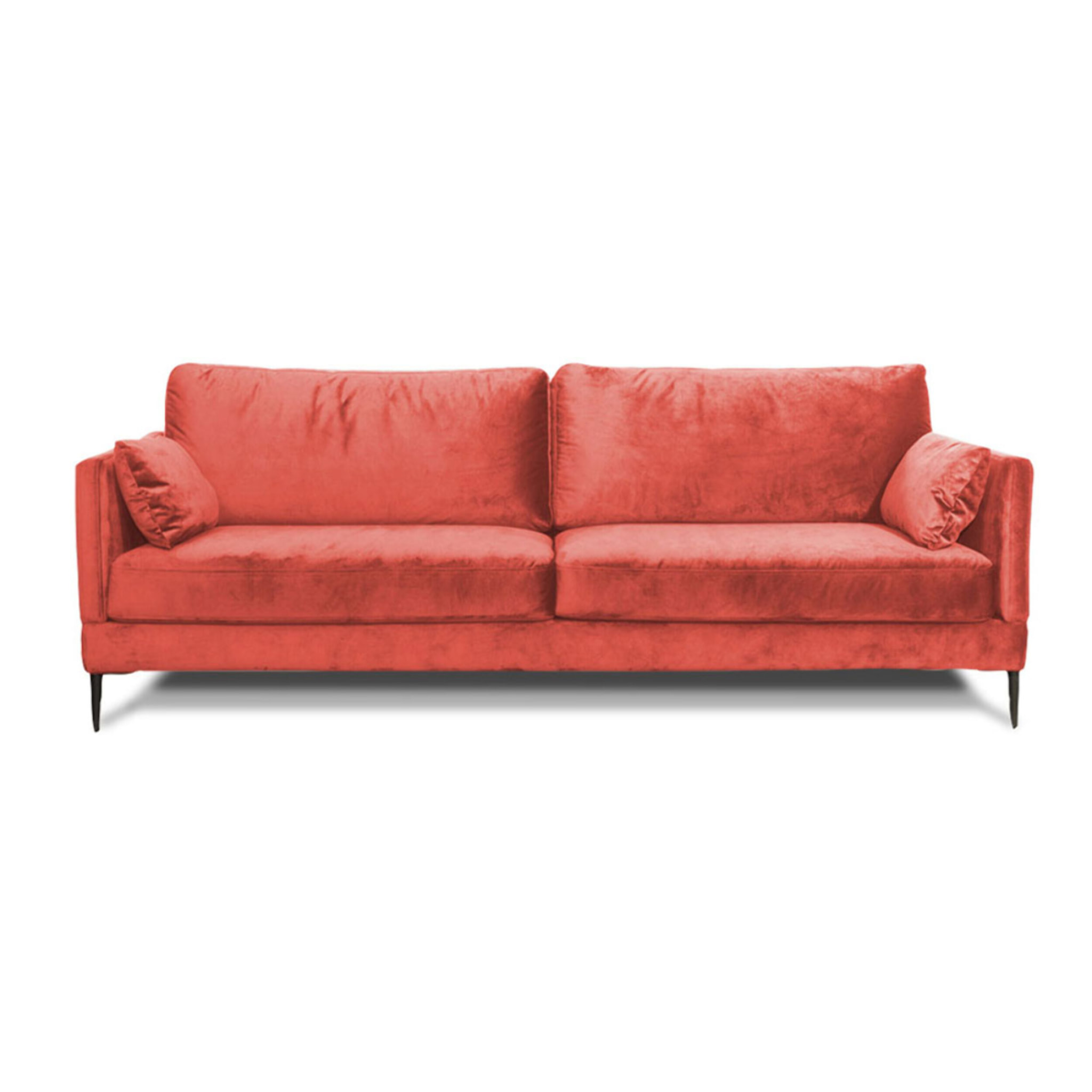 Canapé Velours Droit Splendido - 3 Places