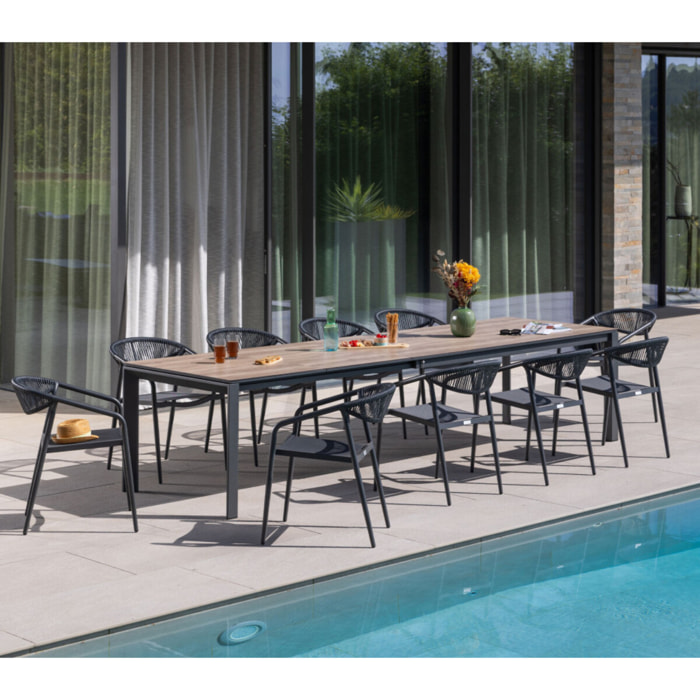 Ensemble table et chaises de jardin  - FONTAPLES XL