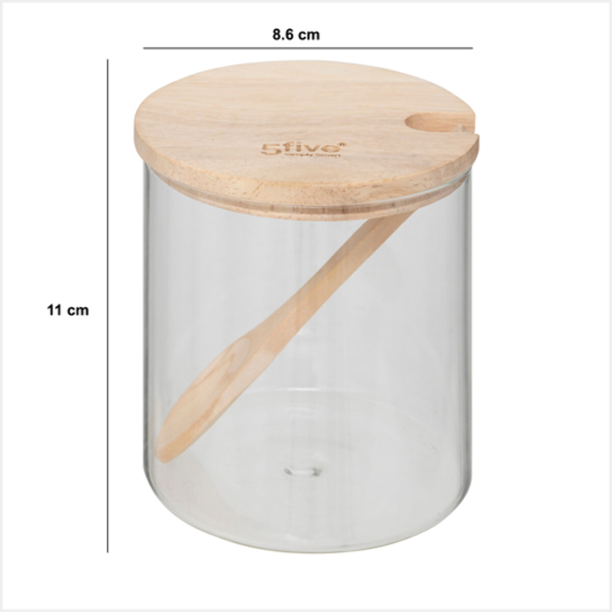 Sucrier "Hermet" en verre 0,4L