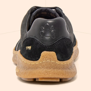 Zapatos N5435 MULTI LEATHER BLACK-CARAMELO/OROEL color Black-caramelo