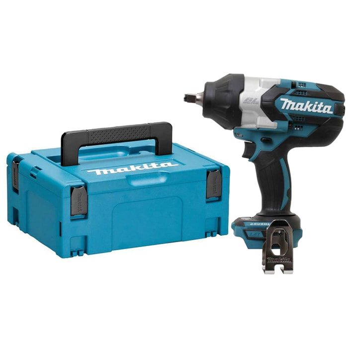 Boulonneuse à chocs 18 V Li-Ion 1200 Nm - MAKITA - Sans batterie, ni chargeur - Avec coffret - DTW1002ZJ
