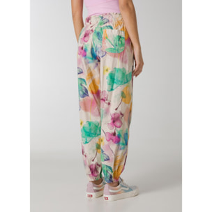 DEHA - Pantalone ALLOVER BALLOON PANTS in cotone per donna