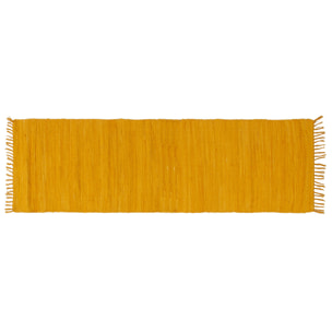 Tapis de couloir jaune cumin 60 x 200 cm AUBAGNE