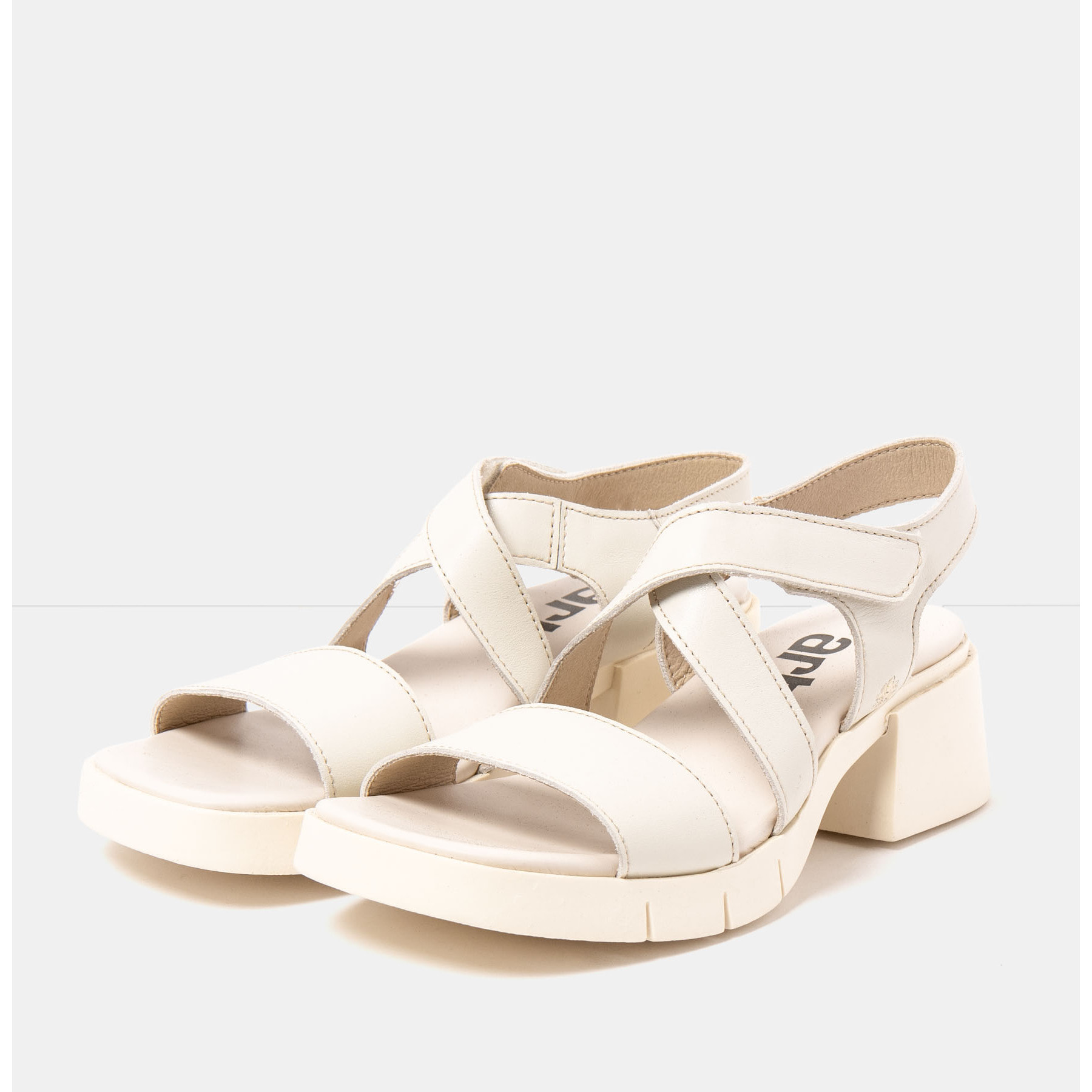 Sandalias con tacón 2062 NAPPA CREAM / VARSOVIA color Cream