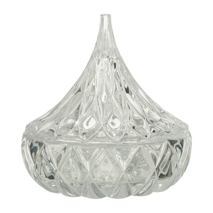 J-Line pot de conservation Pointe - verre - transparent