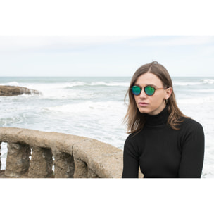 Gafas de sol PALO ALTO MARYLAND - Franja marrón / Revo verde