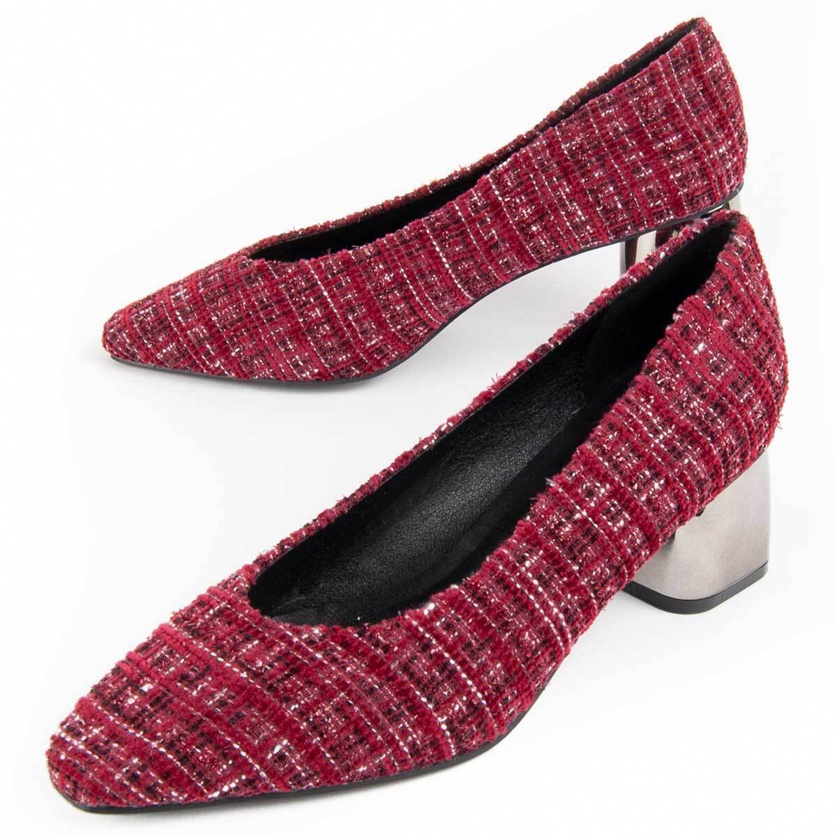 Zapato De Tacón - Rojo - Altura: 5 Cm