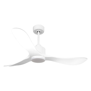 Ventilador de techo Reversible Termostato Dimable Wifi Motor DC Techos Inclinados Mando a Distancia Luz tres tonos Hypersilence Memoria TongaD132C03LED64936 PURLINE