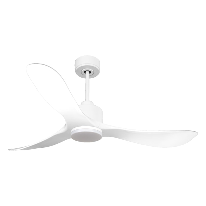 Ventilador de techo Reversible Termostato Dimable Wifi Motor DC Techos Inclinados Mando a Distancia Luz tres tonos Hypersilence Memoria TongaD132C03LED64936 PURLINE