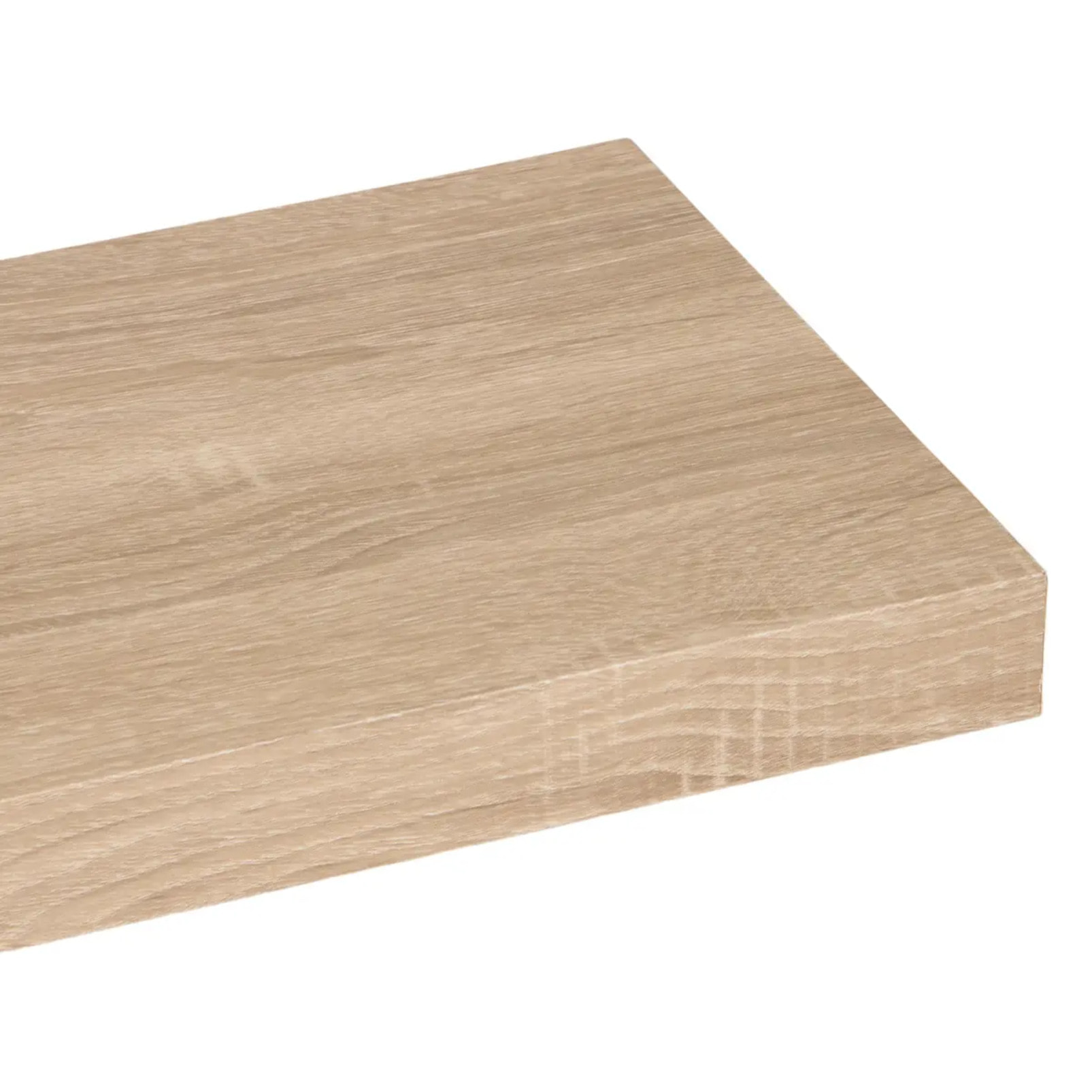 Étagère murale 80cm "Fixy" effet bois naturel