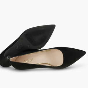 ZAPATOS DE SALÓN NEGROS ANTE RAMIN-GO