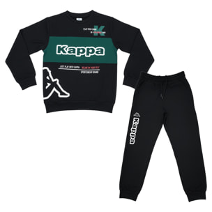 Tuta Ragazzo KAPPA 8 - 16 Anni Cotone Felpato