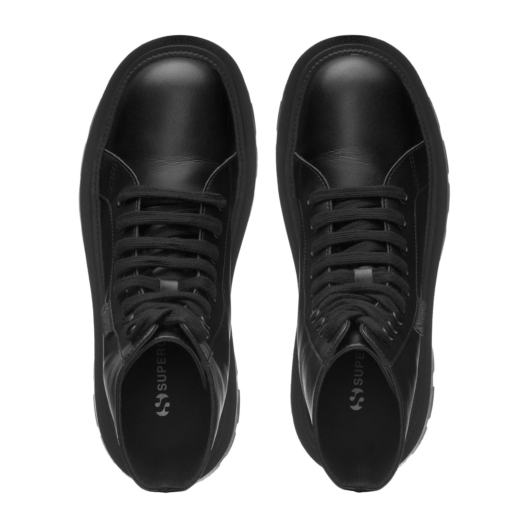 Stivaletti Superga Donna Nero 3051 ALPINA APEX HIGH VEGAN MATERIAL