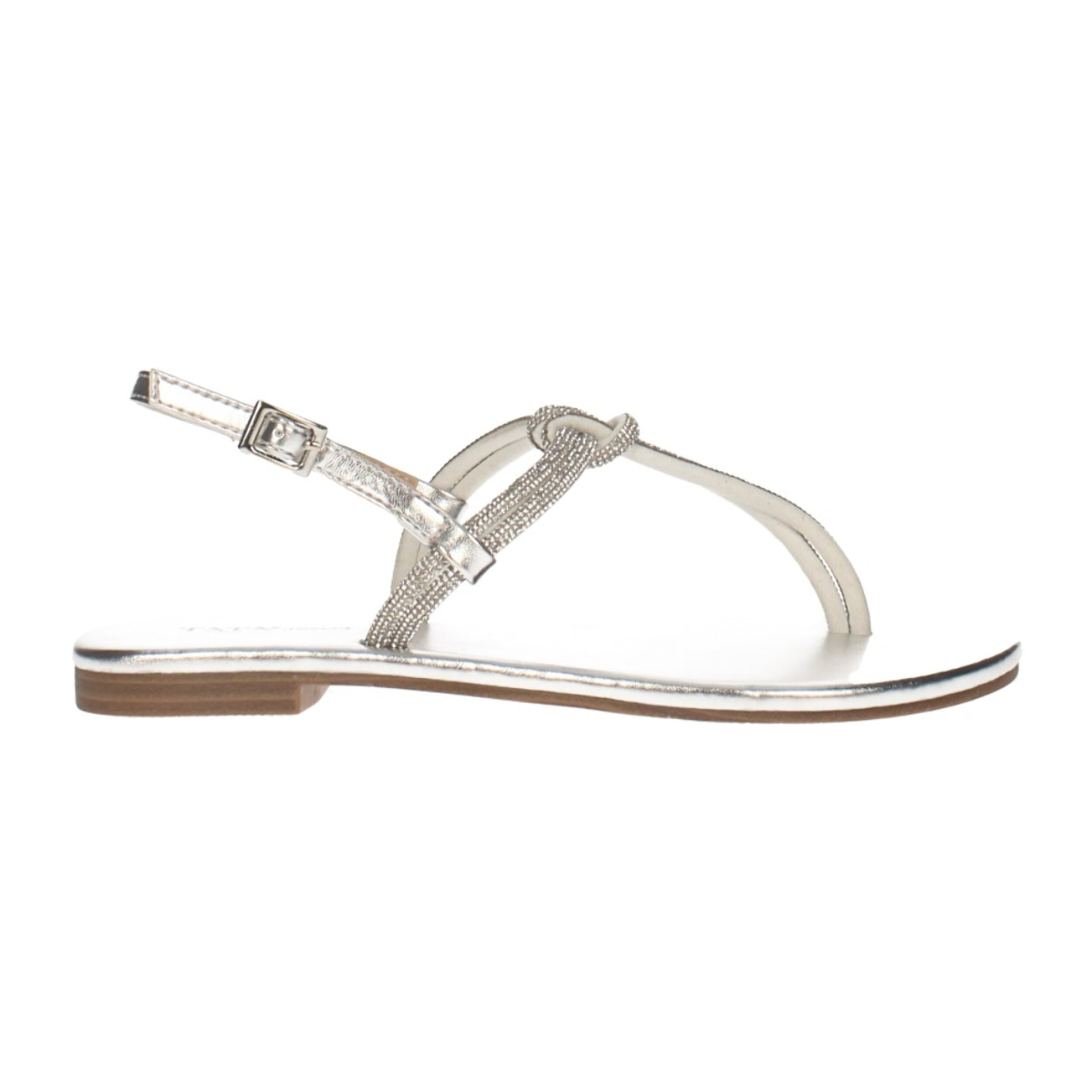 Sandali Donna Tata Italia Argentato