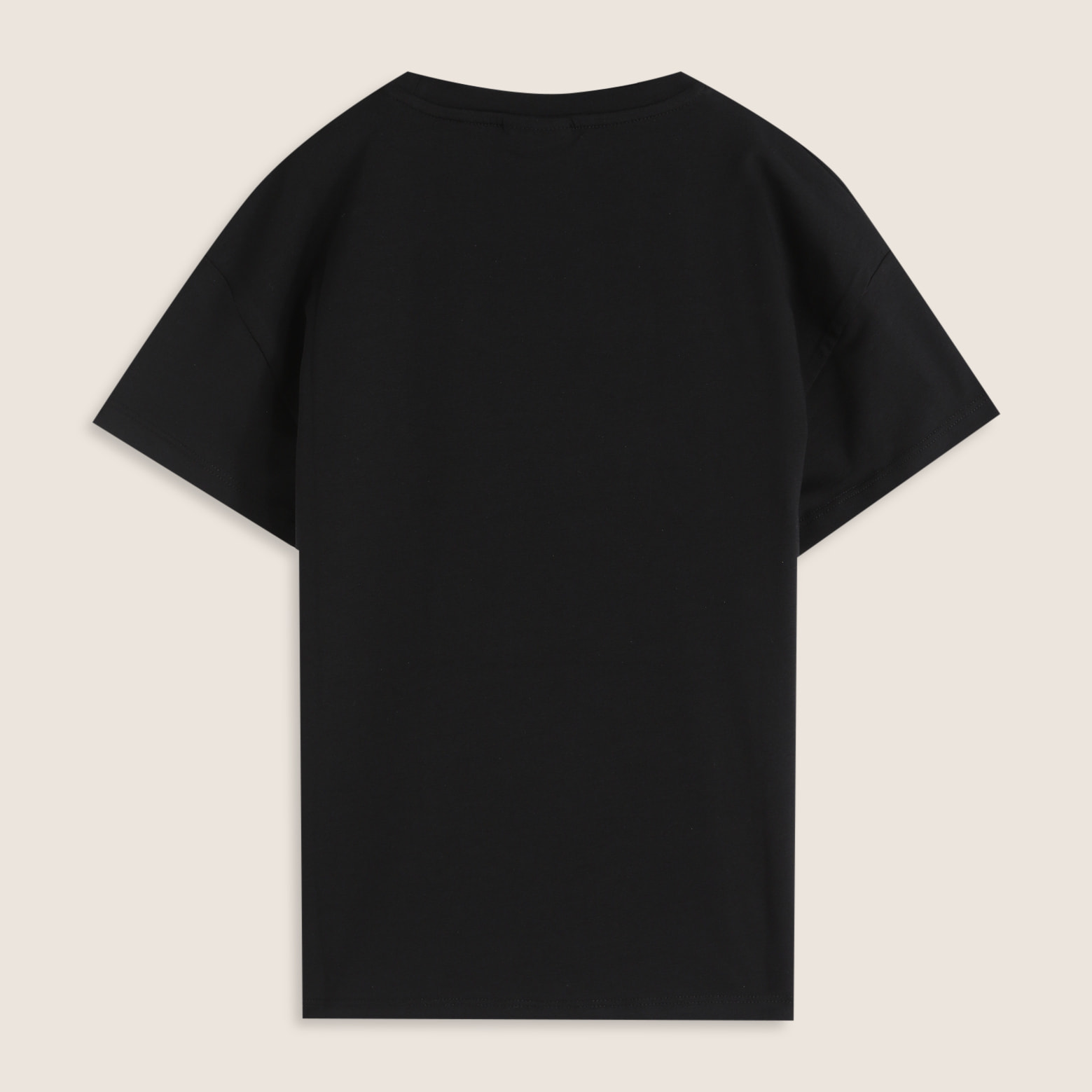 T-shirt bambina con maxi logo borchiato