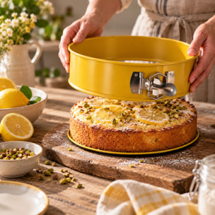 Moule à charnière en acier carbone jaune 24cm COLORAMA