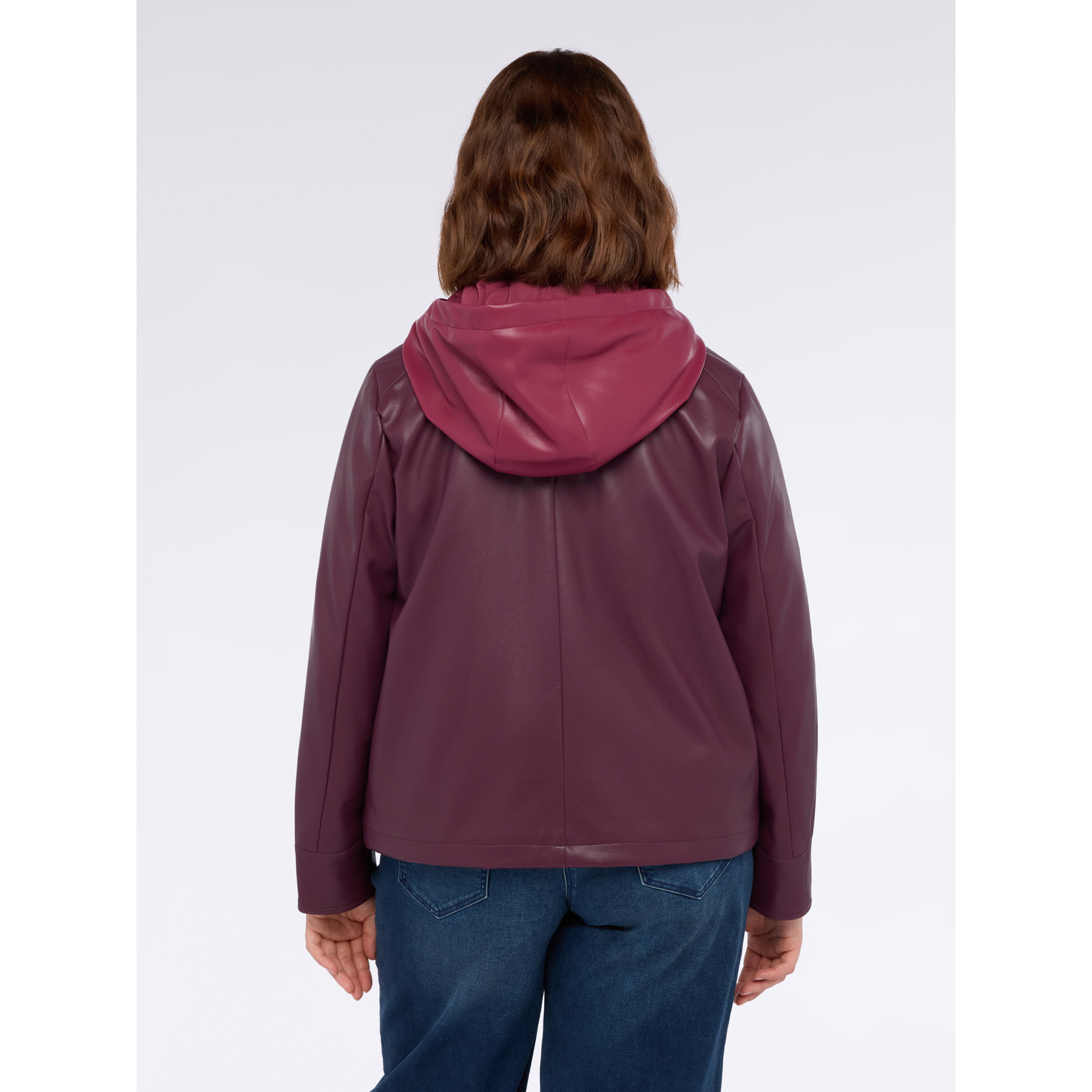 Fiorella Rubino - Giacca biker 3 in 1 - Bordeaux