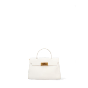 Borsa a mano da donna Made in Italy - Modello Embera Plus - 100% pelle - 28.0 x 17.0 x 9.0 cm