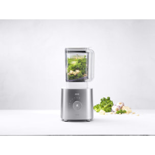 Blender Power Enfinigy Argent, 12 vitesses, 6 programmes