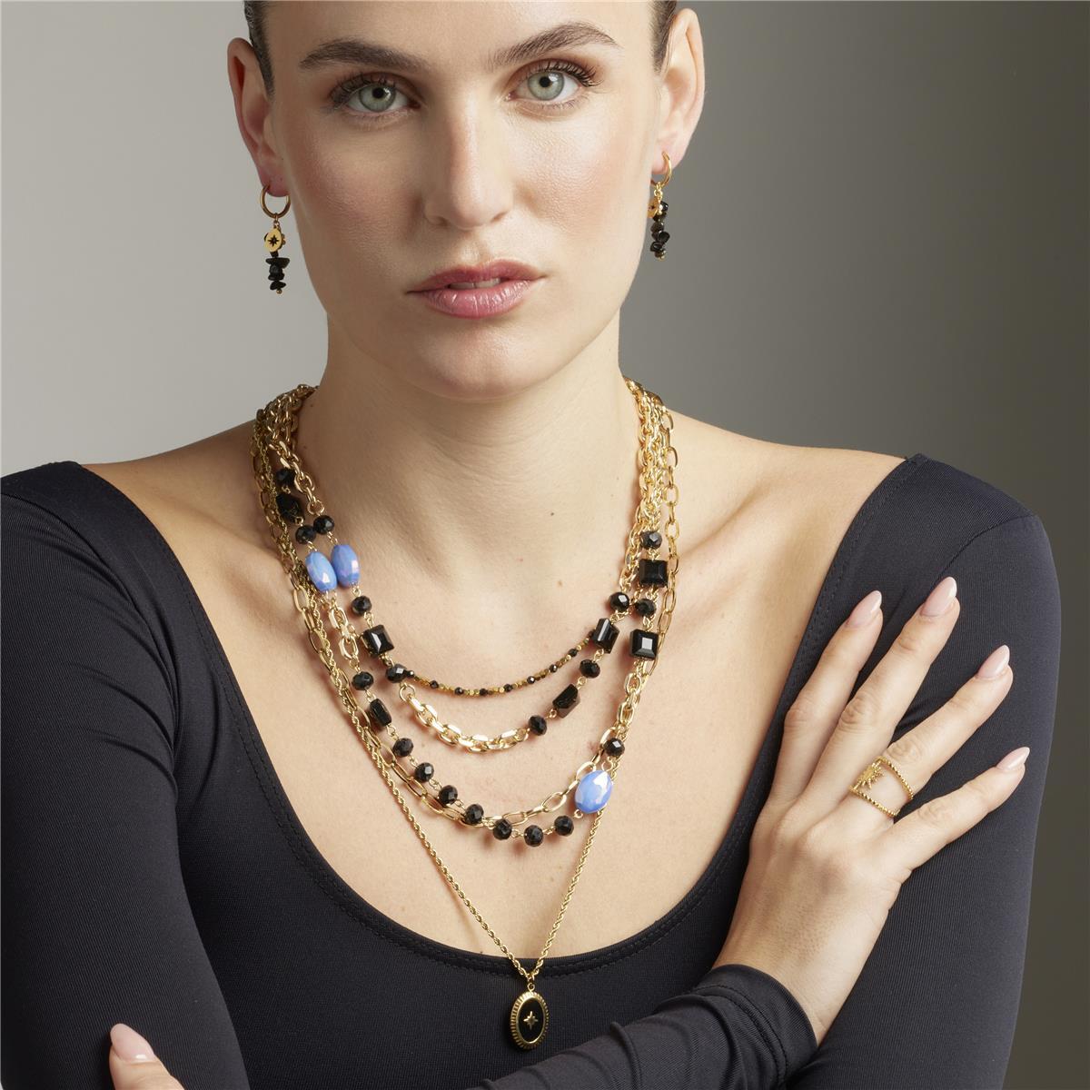 Collar Lux by Lux acabado oro 18k