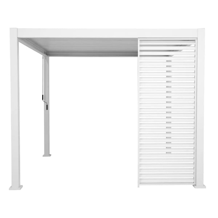 Persienne pour pergola bioclimatique EVORA Blanche