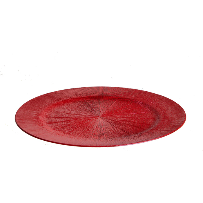 Piatto - Pezzi 6 - 40xH2x40cm - Bianchi Dino SpA