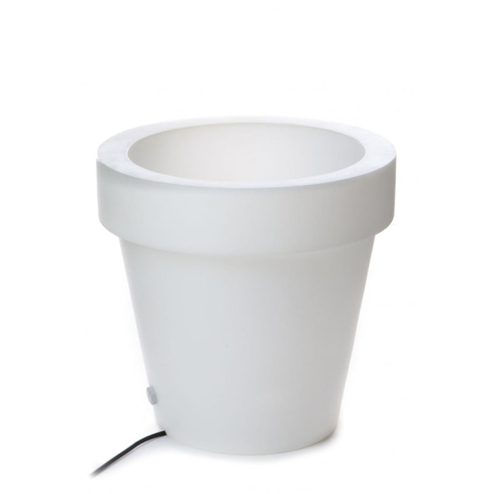 Tomasucci Vaso luminoso per esterno / interno BELL 45 - NEW GARDEN bianco