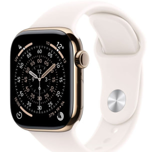 Montre connectée APPLE WATCH 42mm Tit Or / Rose Serie 11 S/M Cellular