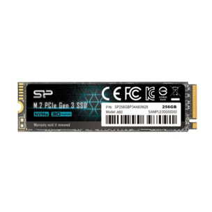 Silicon Power A60 256 Go – SSD NVMe PCIe M.2, vitesse élevée, format compact