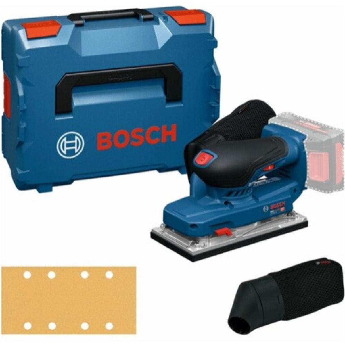 Ponceuse vibrante Sans fil 18V PRO HEAVY DUTY GSS18V-18 - BOSCH - sans batterie, ni chargeur - L-Boxx - 06019R7001